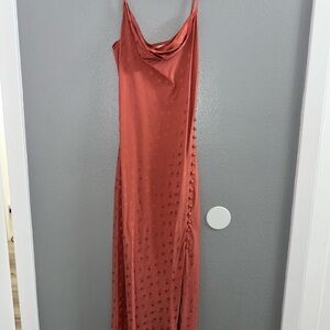 Veronica Beard Terracotta Maxi Dress